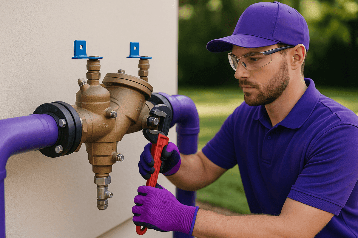 Backflow Prevention service by Argos Plumbing