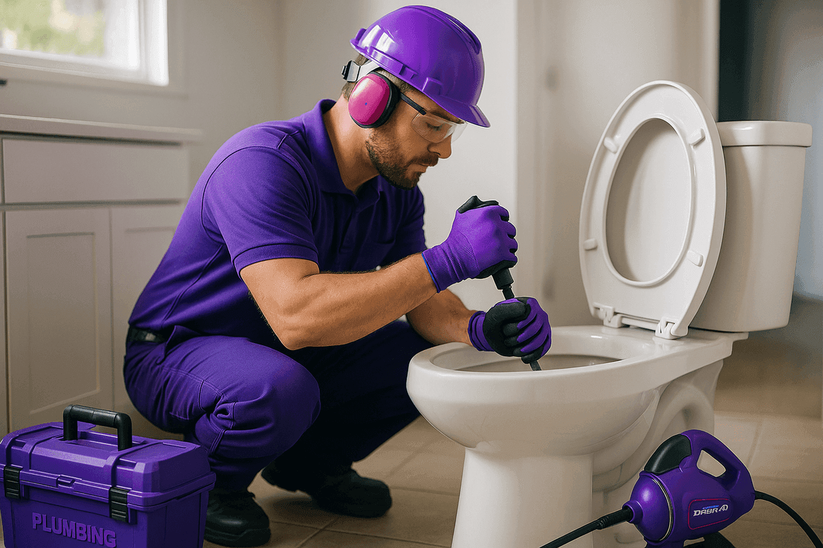 Unclogging Toilets service by Argos Plumbing